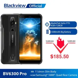 خرید گوشی بلک ویو از علی اکسپرس BLACKVIEW BV6300 Pro Helio P70 6GB 128GB Smartphone 4380mAh Android 10 Mobile Phone Quad Camere NFC