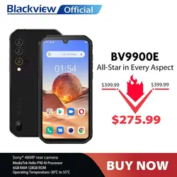 خرید گوشی بلک ویو از علی اکسپرس Blackview BV9900E Helio P90 Rugged Smartphone 6GB 128GB IP68 Waterproof 4380mAh 48MP Camera NFC