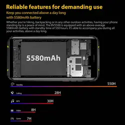 خرید گوشی بلک ویو از علی اکسپرس Blackview Global Version BV5100 4GB 64GB Mobile Phone IP68 Waterproof Rugged Phone 5580mAh 5.7