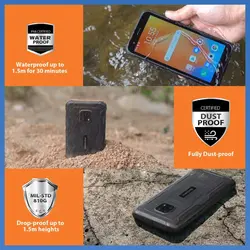 خرید گوشی بلک ویو از علی اکسپرس Blackview BV4900 Pro IP68 Rugged Phone 4GB 64GB Octa Core Android 10 Waterproof Mobile Phone 5580mAh