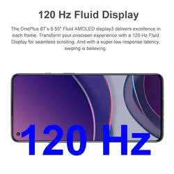 خرید وان پلاس 8 تی از علی اکسپرس Global Rom OnePlus 8T 8 T OnePlus Official Store 8GB 128GB Snapdragon 865 5G Smartphone 120Hz AMOLED
