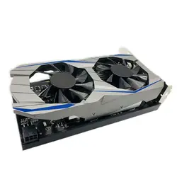 خرید کارت گرافیک از علی اکسپرس Professional GTX1050TI 4GB DDR5 Graphics Card Silver blue 128Bit HDMI DVI VGA GPU Game Video Card For NVIDIA PC Gaming