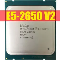 خرید سی پی یو از علی اکسپرس Intel Xeon Processor E5-2650 V2 E5 2650 V2 CPU 2.6 LGA 2011 SR1A8 Octa Core Desktop processor e5 2650V2