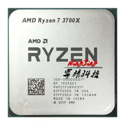 خرید سی پی یو AMD Ryzen 7 3700X R7 3700X 3.6 GHz Eight-Core Sixteen-Thread CPU Processor 7NM L3=32M 100-000000071 Socket AM4 new but no fan
