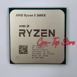 خرید سی پی یو از علی اکسپرس AMD Ryzen 5 3600X R5 3600X 3.8 GHz Six-Core Twelve-Thread CPU Processor 7NM 95W L3=32M 100-000000022 Socket AM4 NO Cooler