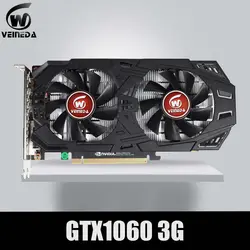 خرید کارت گرافیک از علی اکسپرس VEINEDA Graphics Card GTX 1060 3GB 192Bit GDDR5 GPU Video Card PCI-E 3.0 For nVIDIA Gefore Series Games Stronger than GTX 1050Ti
