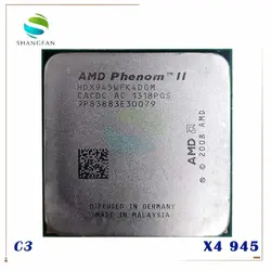 خرید سی پی یو از علی اکسپرس AMD Phenom X4 945 X4-945 Quad-Core CPU HDX945WFK4DGM Socket AM3