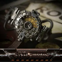 خرید ساعت لاکشری از علی اکسپرس Rosetic Men Watches 2020 Luxury Brand Vintage Steampunk Gothic Mens