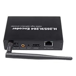 H.265 H.264 HDMI Video Audio Wifi Encoder IPTVs RTSP RTMP ONVIF HDMI Encoder H265 For Live Streaming Broadcast