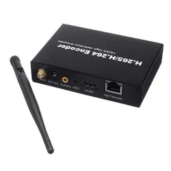 H.265 H.264 HDMI Video Audio Wifi Encoder IPTVs RTSP RTMP ONVIF HDMI Encoder H265 For Live Streaming Broadcast