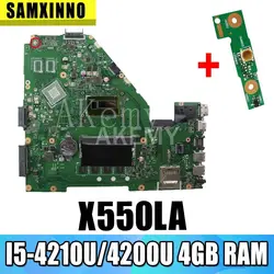 خرید مادربرد لپ تاپ ایسوس X550LA Motherboard I5-4210U/4200U 4GB RAM EDP For Asus A550L X550LD R510L X550LC X550L X550 l