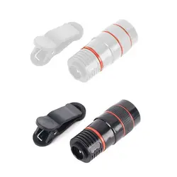خرید لنز دوربین گوشی از علی اکسپرس 2020 New Universal 20X Clip-On Telephoto Telescope Camera Mobile Phone Zoom lens for most