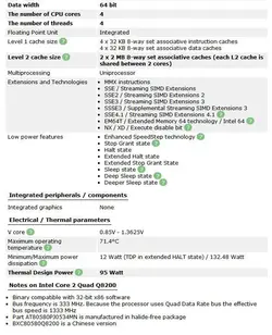 خرید سی پی یو اینتل Intel Core 2 Quad Q8200 2.33GHz Quad-Core CPU Processor 4M 95W 1333 LGA 775
