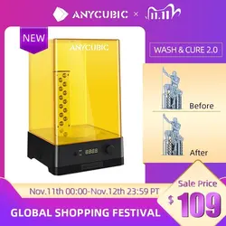 خرید لوازم پرینتر سه بعدی Newest ANYCUBIC Wash &amp; Cure 2.0 For LCD 3D Printer
