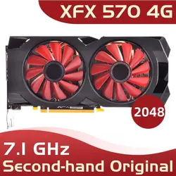 خرید کارت گرافیک used xfx 570 4g 256bit GDDR5 desktop xfx graphics cards video card amd rx 570 4gb rx 570 radeon rx 570 video card 4gb - ایران علی اکسپرس