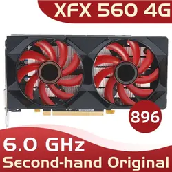 خرید کارت گرافیک XFX RX 560 4GB GDDR5 Graphics Cards for AMD RX 500 series VGA Video Card RX560-4GB RX560 RX564 4G HDMI DVI 7000MHz PCI 3.0 Used - ایران علی اکسپرس