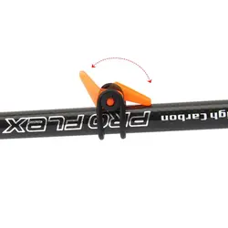 خرید لوازم ماهیگری 10pcs/lot Plastic Fishing Lure Bait Hook Keeper Holder for Fishing Rod Pole Safety Holder Fishing Tackle