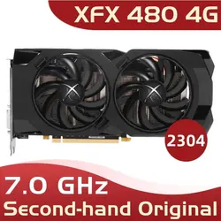 خرید کارت گرافیک Used original XFX RX 480 4GB 256bit GDDR5 pc gaming graphics cards video card 480 4g 570 4gb xfx rx 480 4g xfx rx 480 4 gb - ایران علی اکسپرس