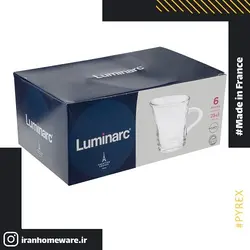 فنجان لومینارک - شیپوری سایز 230 سی سی - Luminarc Cup Bock a The 23 cl  - اصل فرانسه
