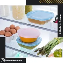 ظرف پیرکس - آبی مستطیل مخصوص نگهداری غذای کودک اصل فرانسه 210PAV3 - PYREX