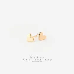 گوشواره قلب ساده