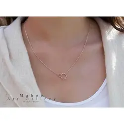 گردنبند حلقه جفت مینیمال