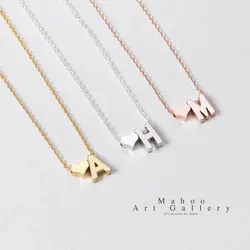 گردنبند تک حرف بزرگ و قلب