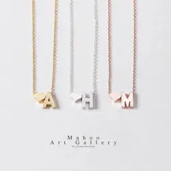 گردنبند تک حرف بزرگ و قلب