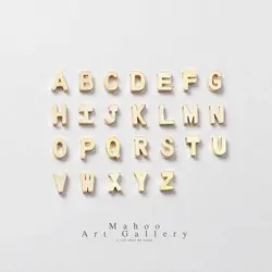 گردنبند تک حرف بزرگ و قلب