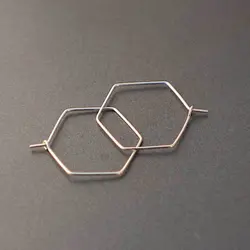گوشواره 6 ضلعی مینیمال