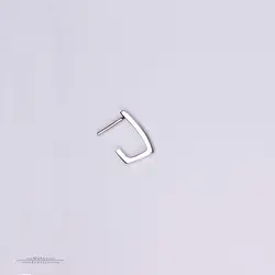 گوشواره نقره المنت E0213