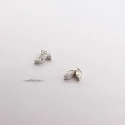 گوشواره نقره مدل شاپرک 3