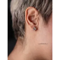 گوشواره نقره اطلس