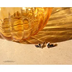 گوشواره نقره مدل شاپرک 5