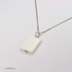 گردنبند نقره صدف