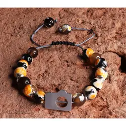 دستبند نقره دوربین عکاسی (کد B0182)