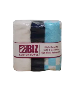 پک حوله دستی سه عددی BIZ