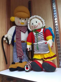 عروسک پدر بزرگ (بافتنی)