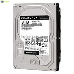 هارددیسک اینترنال وسترن دیجیتال مدل Black WD8001FZBX ظرفیت 8 ترابایت