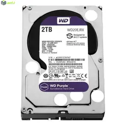 هارددیسک اینترنال وسترن دیجیتال مدل Purple WD20EJRX-A ظرفیت 2 ترابایت