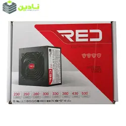 منبع تغذیه کامپیوتر رد مدل hunter 250w
