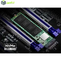 اس اس دی اینترنال ترنسند مدل Nvme PCIe Gen3 X4 MTE110S ظرفیت 256 گیگابایت