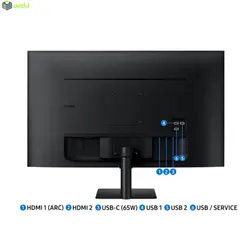 مانیتور مخصوص بازی سامسونگ مدل LS32AM700UM-X سایز 32 اینچ