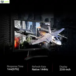 مانیتور ال جی مدل GL600F-B سایز 24 اینچ