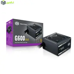 منبع تغذیه کامپیوتر کولر مستر مدل G600 Gold
