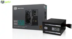 منبع تغذیه کامپیوتر کولر مستر مدل MWE Bronze 550