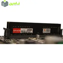 رم دسکتاپ DDR4 تک کاناله 2400 مگاهرتز اسپیس مدل CL17 ظرفیت 8 گیگابایت