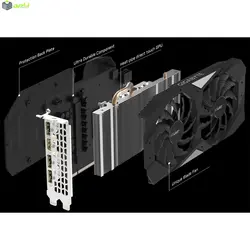 کارت گرافیک گیگابایت مدل GeForce GTX 1660 OC 6G GV-N1660OC-6GD