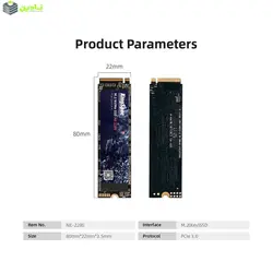 اس اس دی اینترنال کینگ اسپک مدل M.2 NVMe NE2280 ظرفیت 512 گیگابایت