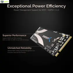 اس اس دی سابرنت مدل ROCKET PCIe4.0 ظرفیت 1 ترابایت